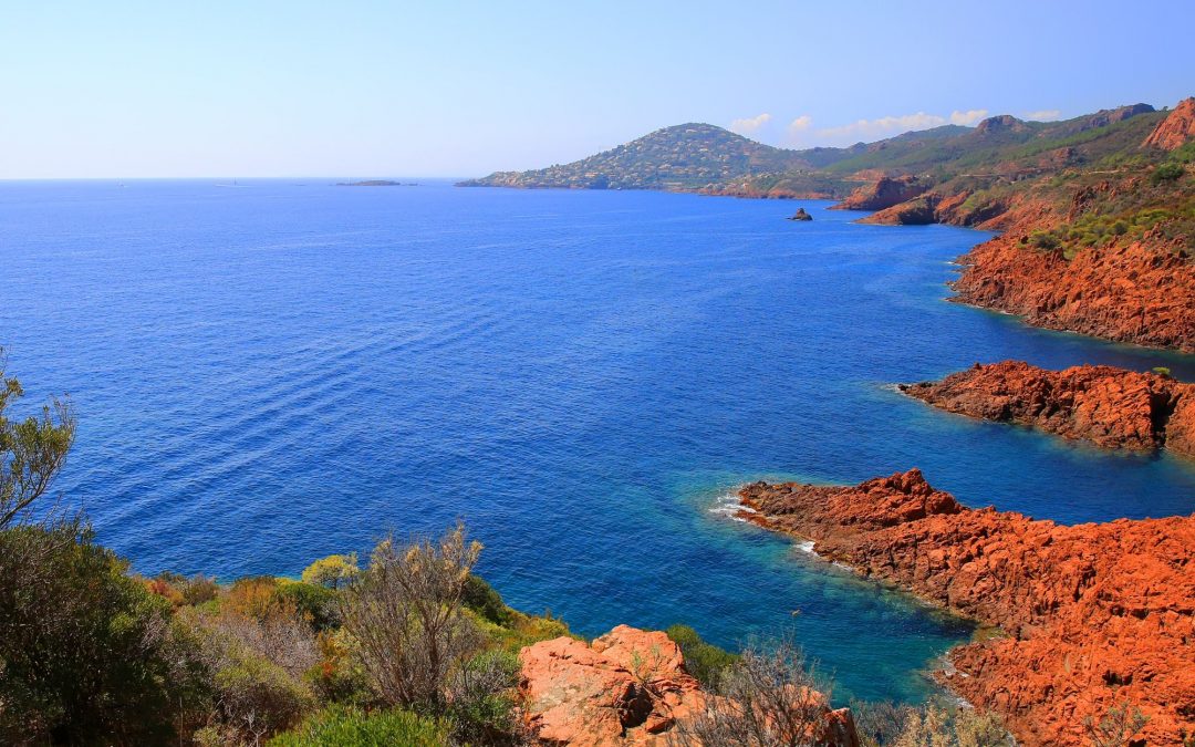 Rien de tel que manger tout en admirant le bord de mer du Var !