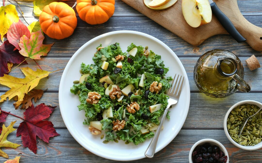 salade avec aliments de saison