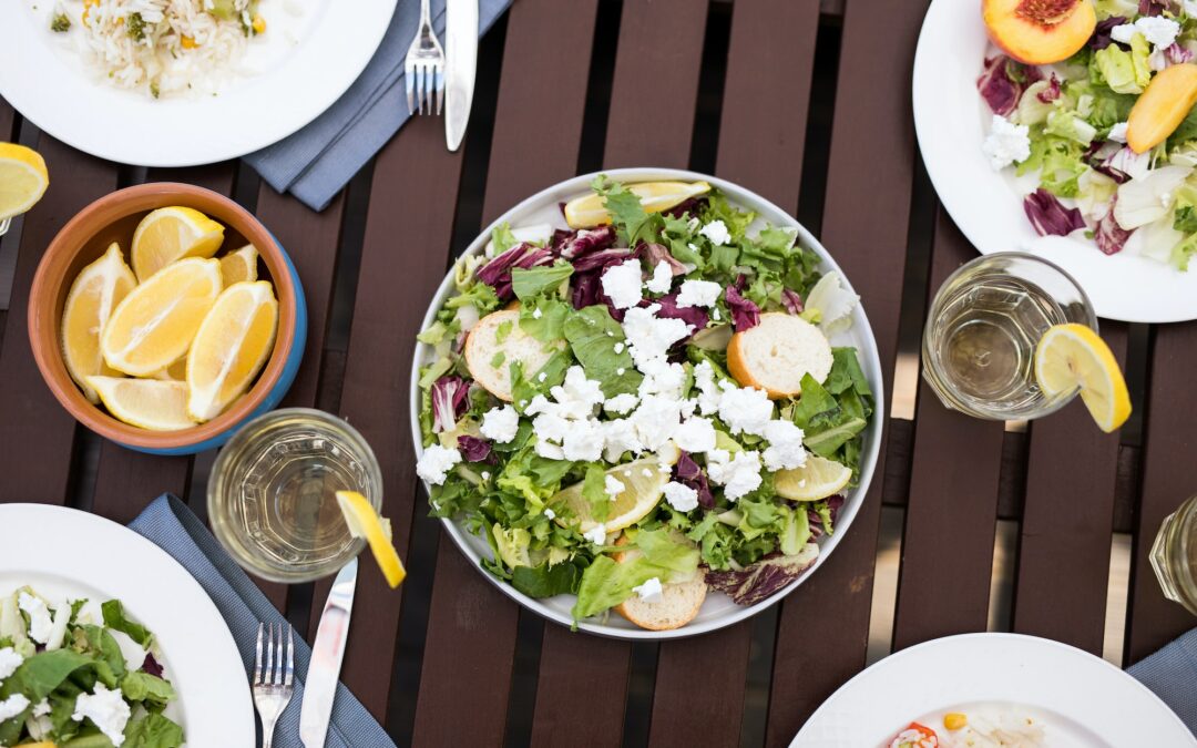 Délicieux repas végétarien