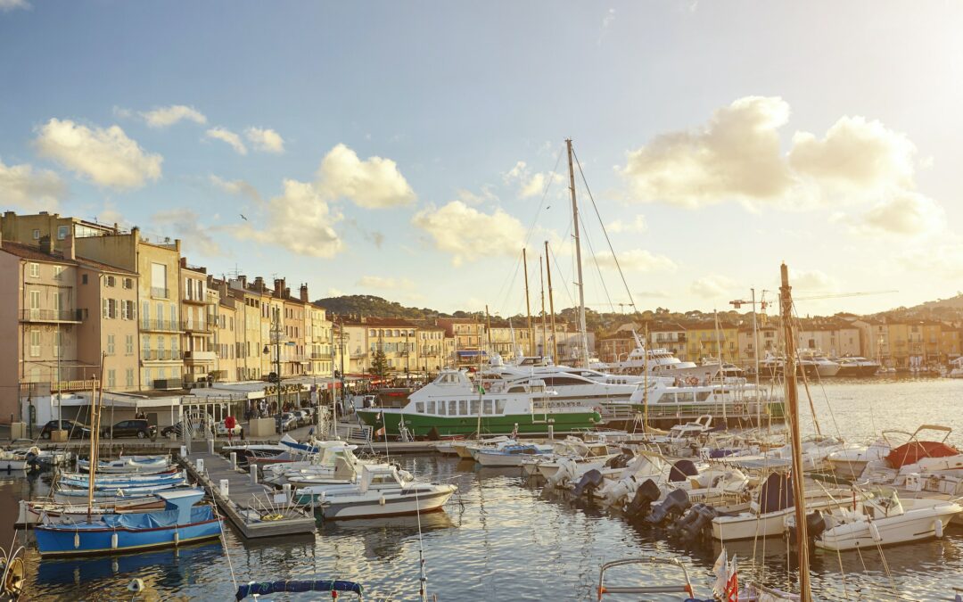 Vue du port de Saint Tropez